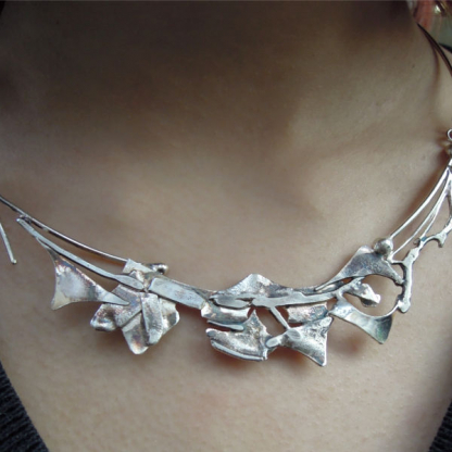 collier Salamine - Argent