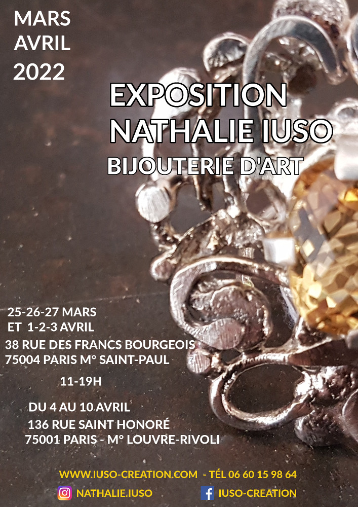 Expo Nathalie Iuso - Mars Avril 2022